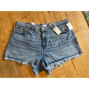 NWT Good American Indigo Good 90's Shorts Womens Size 20 Plus